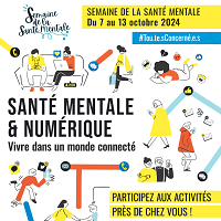 Semaine de la Santé Mentale : du 7 au 13 octobre 2024